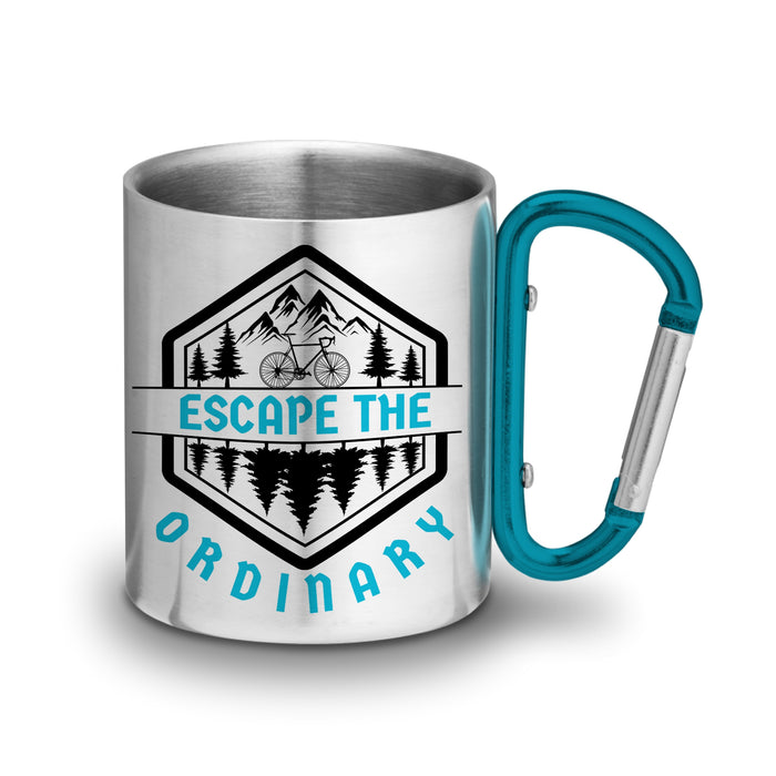 Carabiner Mug - Stainless Steel Camping Cup