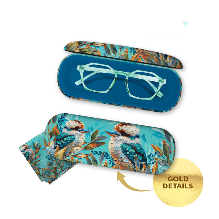 Lisa Pollock Glasses Case and Lens Cleaner Set