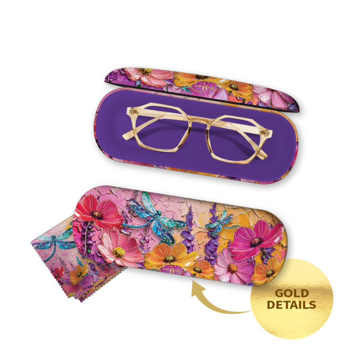 Lisa Pollock Glasses Case and Lens Cleaner Set