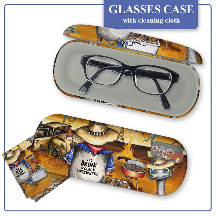 Lisa Pollock Glasses Case and Lens Cleaner Set