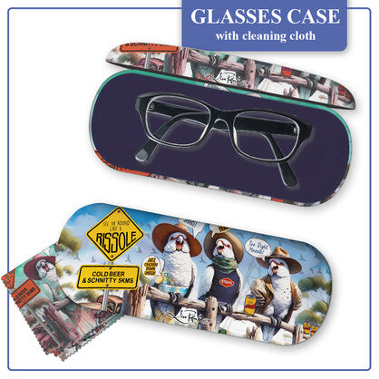 Lisa Pollock Glasses Case and Lens Cleaner Set