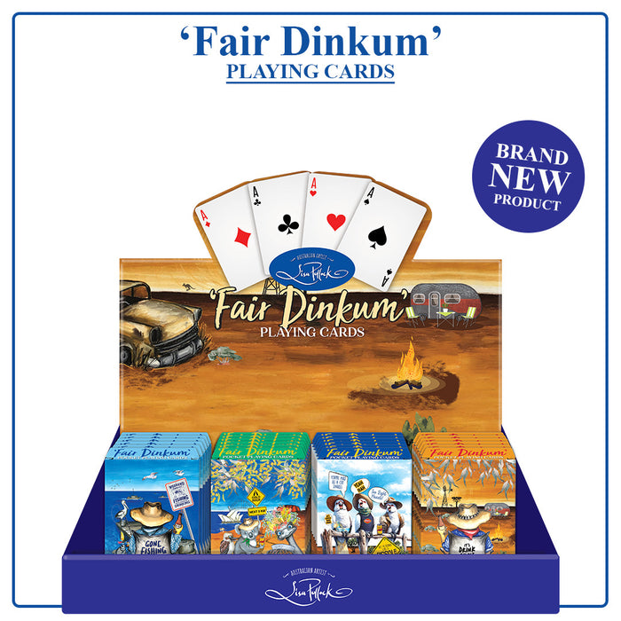 'Fair Dinkum' Playing Cards - Card Deck by Lisa Pollock