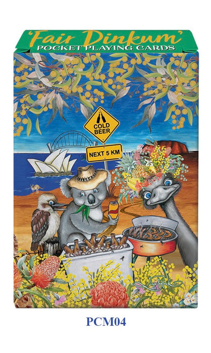 'Fair Dinkum' Playing Cards - Card Deck by Lisa Pollock