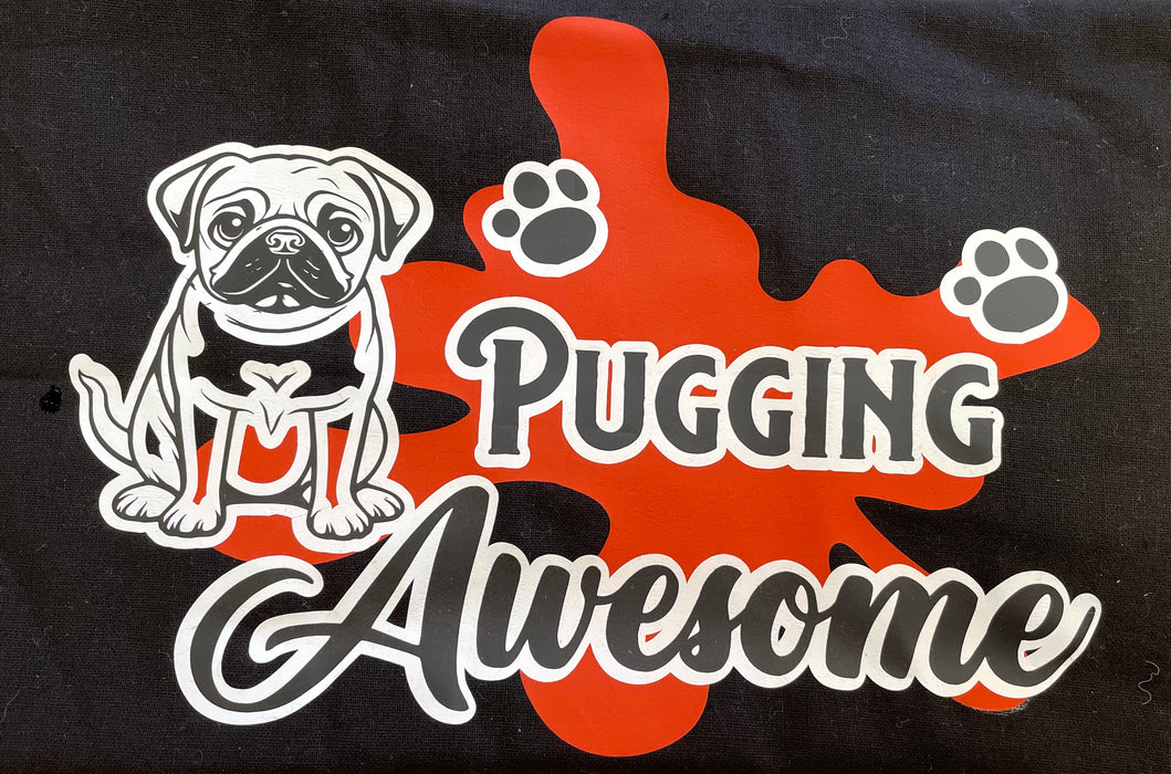 Pug Tote Bags - Cotton, Custom Crafted, Individual and Unique