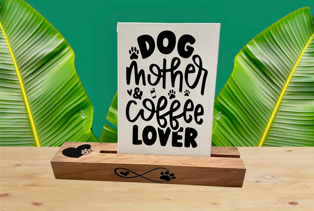 Timber Sign/Card/Photo Holder - Paw-fect