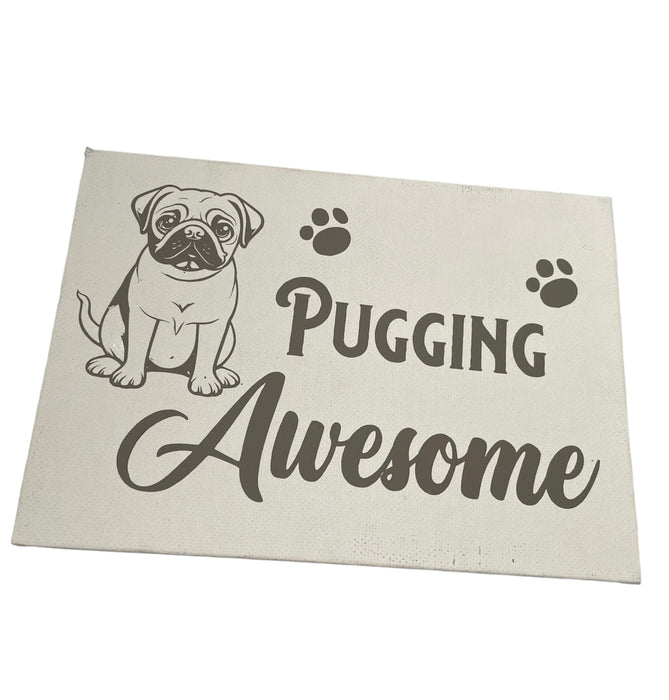 Canvas Signs - Pug Range 12.7cm x 17.8cm