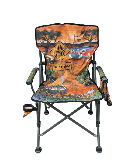 Anywhere Chair - Campfire Beers Foldable Camp Chair