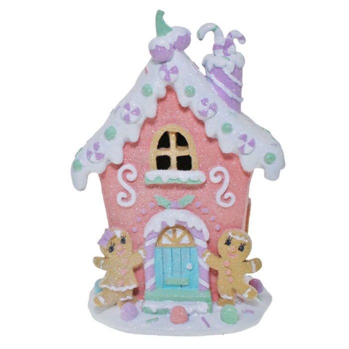 Gingerbread Houses LED - Mint and Pink