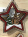 Hanging Wooden Star Christmas Urban Products Reindeer 